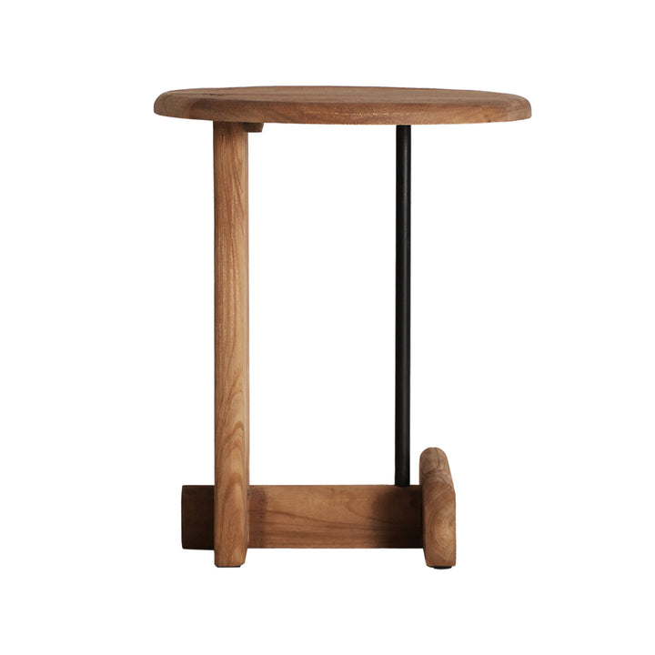Mesa auxiliar de madera de mango en color marrón DIUSSE