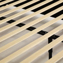 Cama de poliéster en color blanco roto BELLAC