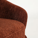 Sillón de poliéster en color marrón RAHIER