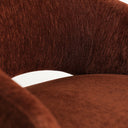 Sillón de poliéster en color marrón RAHIER