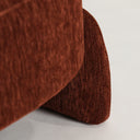 Sillón de poliéster en color marrón RAHIER