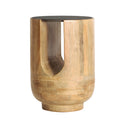 Mesa auxiliar de madera de mango en color marrón claro TARBES