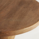 Mesa auxiliar de madera de mango en color marrón RISCLE
