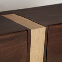 Mueble de TV de madera de mango en color marrón BRAINE