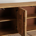 Aparador de madera de mango en color marrón claro CROUY
