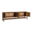 Mueble de TV de madera de mango en color marrón claro CROUY