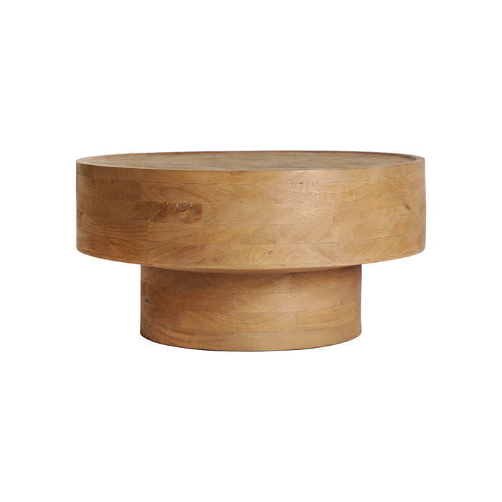 Mesa de centro de madera de mango en color marrón claro HAVRE