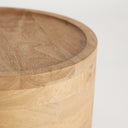 Mesa auxiliar de madera de mango en color marrón claro HAVRE
