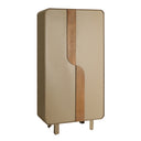 Armario de madera dm en color topo IZAGRE 90x45 cm