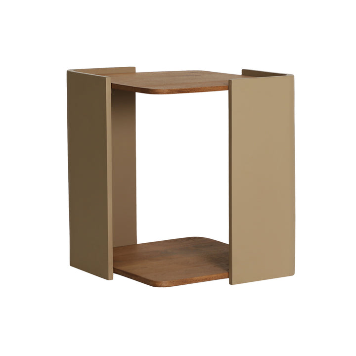 Mesa auxiliar de madera dm en color topo IZAGRE