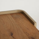 Mesa auxiliar de madera dm en color topo IZAGRE