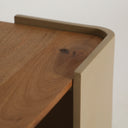 Mesa auxiliar de madera dm en color topo IZAGRE