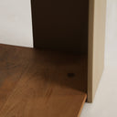 Mesa auxiliar de madera dm en color topo IZAGRE