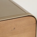 Consola de madera dm en color topo IZAGRE