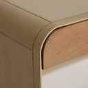 Consola de madera dm en color topo IZAGRE