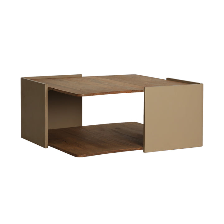 Mesa de centro de madera dm en color topo IZAGRE
