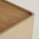 Mesa de centro de madera dm en color topo IZAGRE