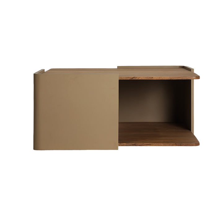 Mesa de centro de madera dm en color topo IZAGRE