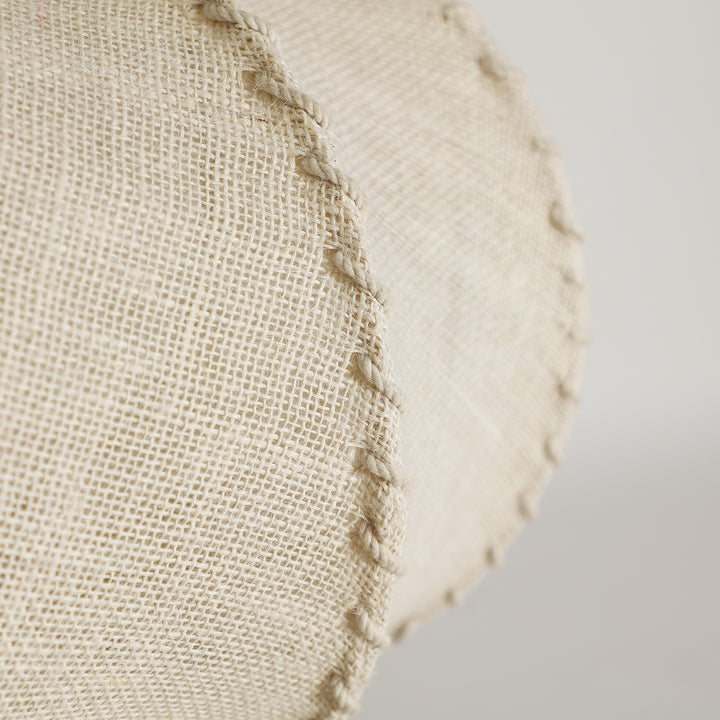 Lámpara de techo de yute en color beige EVREUX 58x28 cm