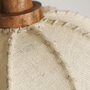 Lámpara de techo de yute en color beige EVREUX 30x63 cm