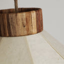 Lámpara de techo de papel en color beige EVREUX 28x60 cm