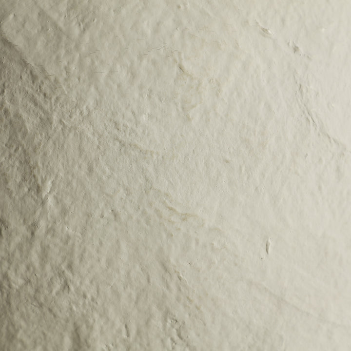 Lámpara de techo de papel maché en color blanco roto ZENAH