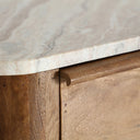 Cómoda de madera de mango en color marrón DROUX