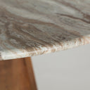 Mesa de comedor de madera de mango en color marrón DROUX