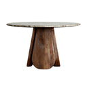 Mesa de comedor de madera de mango en color marrón DROUX