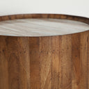 Mesa auxiliar de madera de mango en color marrón DROUX