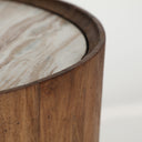 Mesa de centro de madera de mango en color marrón DROUX