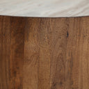 Mesa de centro de madera de mango en color marrón DROUX