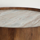 Mesa de centro de madera de mango en color marrón DROUX