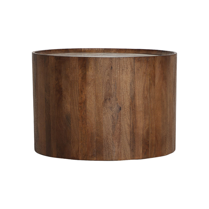Mesa de centro de madera de mango en color marrón DROUX