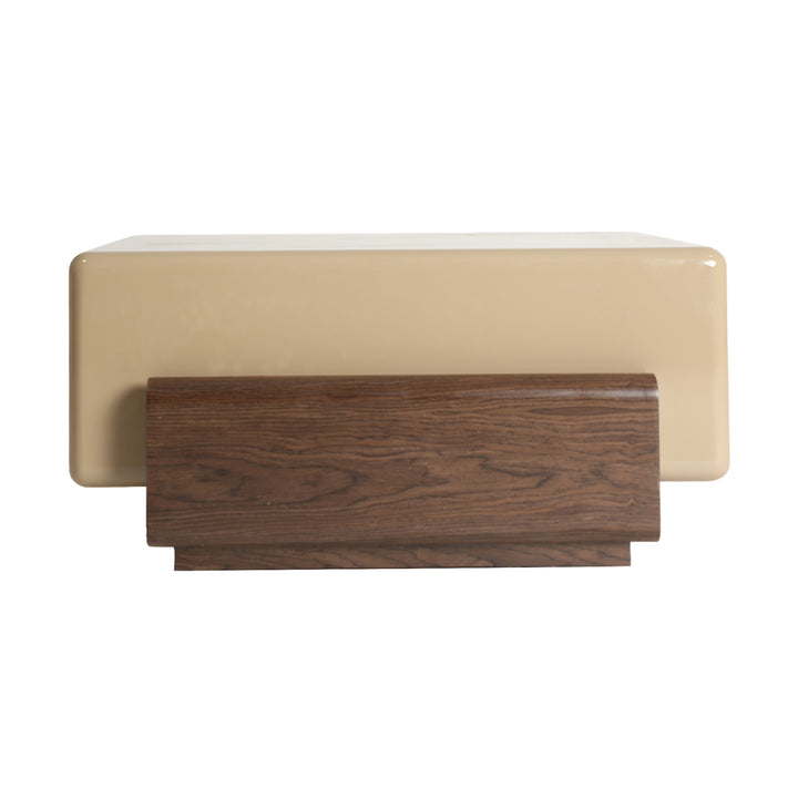 Mesa de centro de madera dm en color caqui PARNAC