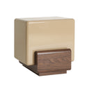 Mesa auxiliar de madera dm en color caqui PARNAC
