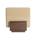 Mesa auxiliar de madera dm en color caqui PARNAC