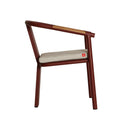 Silla de poliéster en color beige MOSNAY 58x61 cm
