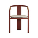 Silla de poliéster en color beige MOSNAY 58x61 cm
