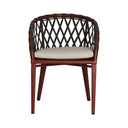 Silla de poliéster en color beige MOSNAY 60x64 cm