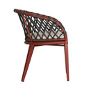 Silla de poliéster en color beige MOSNAY 60x64 cm