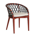 Silla de poliéster en color beige MOSNAY 60x64 cm