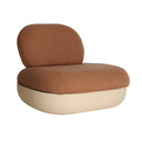Sillón de polipropileno en color terracota ORCAY