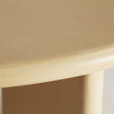 Mesa de comedor de microcemento en color beige KALNHER