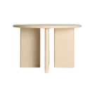 Mesa de comedor de microcemento en color beige KALNHER