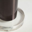 Lámpara de mesa de acero en color negro KLAHE