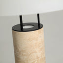 Lámpara de mesa de travertino en color beige ZIZER