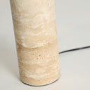 Lámpara de mesa de travertino en color beige ZIZER