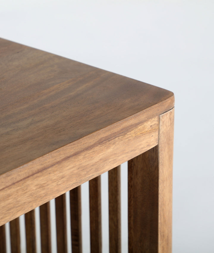 Mesa de Centro Trevoux de estilo nórdico - Mesas de centro - El Workshop-Madera de Mango