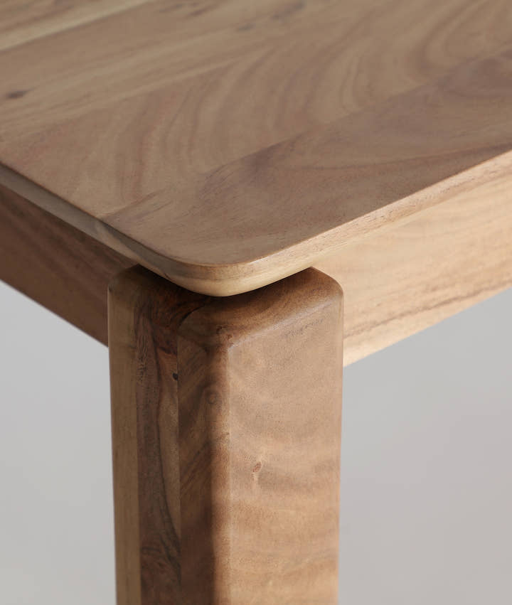 Mesa Comedor Breil de estilo nórdico - Mesa de comedor - El Workshop-Madera de Acacia
